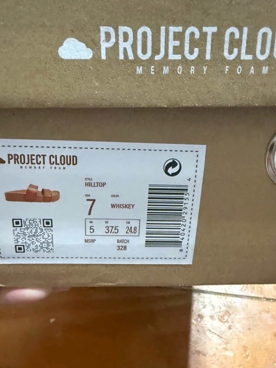 Project Cloud Shoes - Project Cloud Hilltop Sandals in Whiskey - Women’s Slip-On Memory Foam Slide